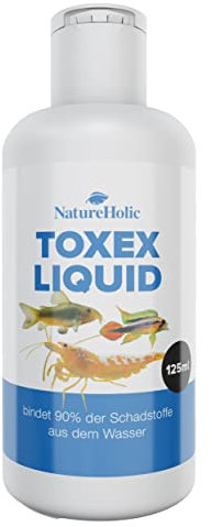 NatureHolic - Crusta ToxEx Liquid I Wasseraufbereiter I entfernt organische Schadstoffe I bindet Schwermetalle I Macht das Wasser kristallklar I 125ml