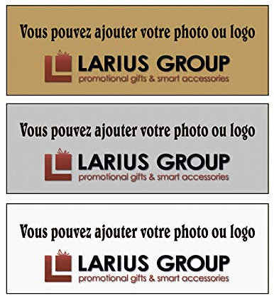 Plaque ou étiquette boîte | Panneau de porte | Trophée| Plaque de porte | Adhésif Adhesive - Votre texte personnalisé Taille souhaitée jusqu'à, doré