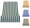 Tenda da Sole a Righe per Balcone Veranda o Terrazzo con Anelli e Ganci Tessuto Resistente da Esterno Misura cm 200x295 Colore Verde