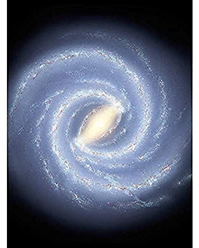 Fine Art Prints Weltraum-NASA Milky Way Galaxy-Karte Sterne Illustration ungerahmt Wandbild Kunstdruck Poster Home Decor Premium