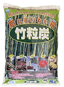 Carbone di bambù 3/5 mm (5 lt), sterilizzante naturale radicale per piante di bonsai