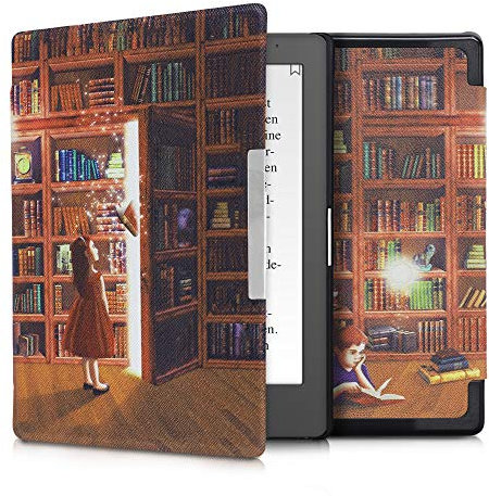 kwmobile Custodia eReader Compatibile con Kobo Aura Edition 1 Cover - eBook Reader Flip Case - multicolore - Libreria Incantata