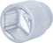 BRILLIANT TOOLS BT025936 Llave de vaso hexagonal de 3/4, 36 mm [Powered by KS TOOLS]
