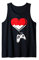 Herz Zeichen PC-Spiel Controller Gaming PC Games Videospiele Tank Top