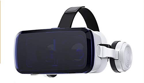 LAHappy VR Headset Virtual Reality Headset, Built-in Stereo Headphones, Bluetooth Connected, 3D Glasses VR Goggles Compatible with iPhone/Android Phones in Screen 3.5-6.0 inches