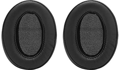 Lazmin112 Replacement Earpads for Sennheiser Momentum 2.0 Headset,Earpads Replacement Boost Bass Pu Leather and Sponge Headphone Cushion Accessory Black/Brown(black)