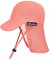 weVSwe Sombrero para El Sol para Bebé UPF 50+ Correas Ajustables Suaves Gorra con Solapa Protección Solar Sombrero De Playa Gorra De Verano para Todo El Día Naranja 0-6 Meses