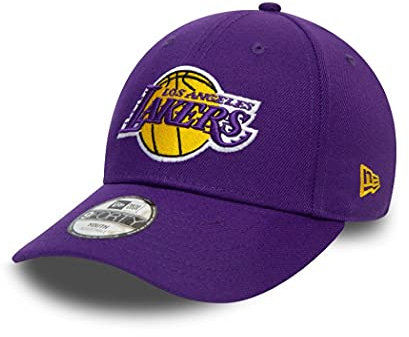 New Era Los Angeles Lakers Cap NBA 9Forty Basecap verstellbar Kinder Basketball Kappe lila - Youth