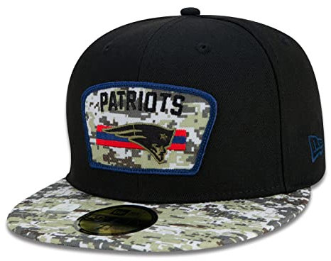 New Era Kansas City Chiefs NFL On Field 2021 Salute to Service Black 59Fifty Basecap - 7 1/4-58cm (L)