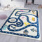 Teppich-Home Spielteppich Kinderteppich Straße Auto Verkehr | Teppich für Kinderzimmer Verschiedene Farbvarianten, Farbe:Blue, Maße:140x200 cm