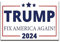 Stoßstangen-Aufkleber Magnetschild | Trump President 2024 Magnet | Auto Stoßstange Vinyl Magnet | Lustige Werkzeugbox Magnet Schild - 15,2 x 10,2 cm FJB FJB Donald Trump 24 Fix America Again 2024