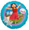 Party Factory `Heidi´ Folienballon, Ø45cm, blau, Heidi in den Alpen, Heliumballon zum Kindergeburtstag