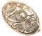 WINDALF Keltische Fibel TUATHA 5 cm Mittelalter-Schmuck Brosche Bronze