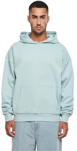 Build Your Brand Herren Kapuzenpullover Ultra Heavy Cotton Box Hoody Oceanblue 4XL