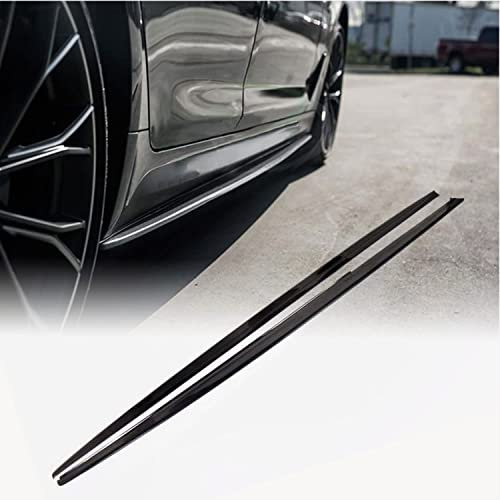 Seitenschweller für BMW 3er F30 M Sport 2012-2018 320i 325i 328i 330i 335i 340i M-tech Limousine Türschweller Volant Verlängerungslippe (Kohlefaser)