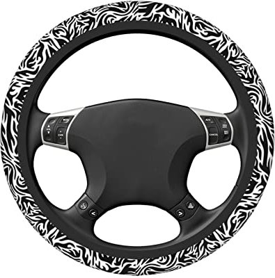 Auto Lenkradhülle Zebra Muster Lenkradbezug für Damen und Herren