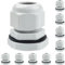 Caianwin IP68 - Pasacables (10 unidades, M25, impermeable)