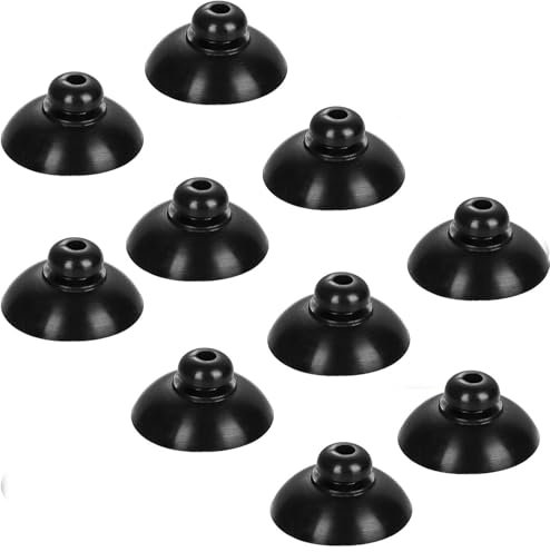 Taicols 10 Diamètres Ventouses Aquarium Aquarium Fish Tank Ventouse Clip Ventouse Noir Support De Ventouse pour Pompe De Réservoir,Aquarium Ventouse Ventouses