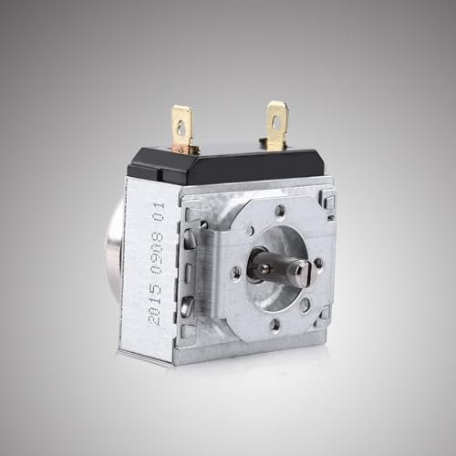 60-Minuten-Ofenregler, Zeitschaltuhr, Eisen, Elektrischer Zeitregler für Herd, Mikrowelle, mit Metallmaterial, Kompaktes Design, Breite Arbeitsspannung