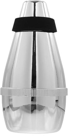 ULDIGI Praktischer Trompetendämpfer Aus Silberfarbenem Abs-material Geräuschreduzierender Leichter Trumpet Mute Für Trompete Für Üben Geeignet Für Anfänger Und Blechblasinstrumente