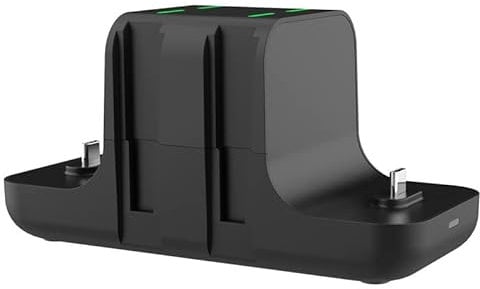 6 in 1 Controller Charging Dock Station for Switch Pro Fast Charging Station with Indicator Light Controller Charger for 4 JoyCons and 2 Switch Pro