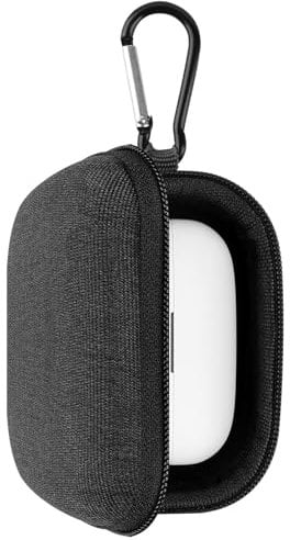 Geekria Shield Earbuds Case Compatible with Sony LinkBuds Open/Fit, WF-1000XM5, WF-1000XM4 True Wireless Earbuds, Replacement Hard Shell Travel Carrying Bag (Dark Grey)