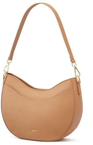 Kattee Leder Umhängetaschen für Damen Kleine Handtaschen und Geldbörsen Weiche Hobo Schultertasche mit Reißverschluss