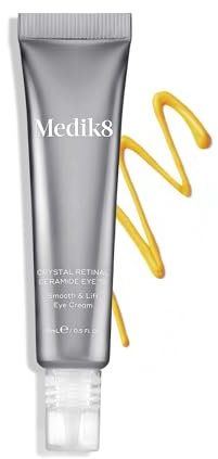 Medik8 Crystal Retinal Ceramide 10 Augencreme - Anti-Aging & Anti-Falten- Glättungs- & Straffungs-Augencreme - 0.10% Retinalstärke - 11-mal schneller als Retinol - 15ml