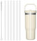 FULHANY Paille De Remplacement Pour Stanley Iceflow 850 Ml,Paille Réutilisable,Compatible Avec Les Pailles Stanley Iceflow Flip Avec Brosse De Nettoyage De Paille Pour Stanley