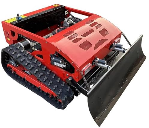 Tosaerba robotizzato con Pala da Neve, Ibrido Gas-Elettrico, 7,5 CV, Tosaerba telecomandato per Prati Fino a 1500 m2, capacità di Pendenza di 45°