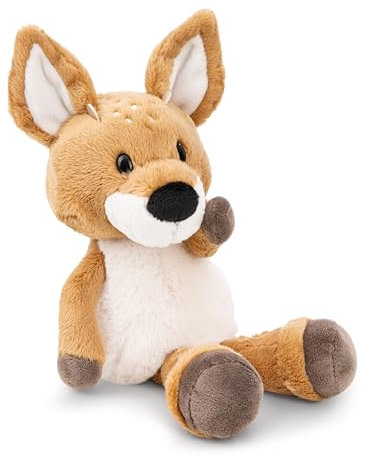 NICI Kuscheltier Rehbock René Roebuck 25cm - braun - Weiches Plüschtier – niedliches Stofftier zum Kuscheln & Spielen – tolle Geschenkidee für Kinder & Erwachsene - 62269