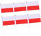 KONTONTY 50 Pièces Drapeau Agitant La Main Pologne Drapeau Coller Des Drapeaux De Pays Drapeaux De Pays Sur
