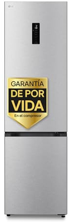 LG GBBS727CMB - Frigorífico Combi DoorCooling+, 2,03m, Clasificación C, Serie 700, Capacidad de 375l, Acero texturizado antihuellas