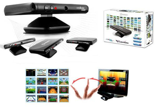 TV Konsole OVERMAX V-Motion - DU BIST DER Controller - mit 60 !!! integrierten Spielen und wundervoller 32 Bit Grafik