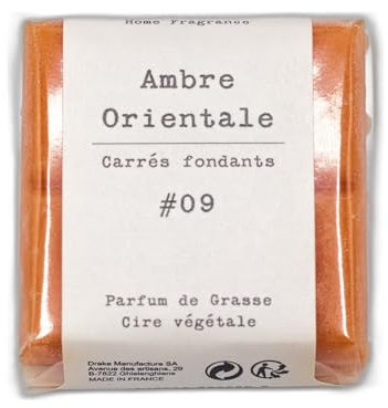 Aux Secrets des Senteurs Carré Fondant pour brûle Parfum Ambre