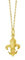 TALISMAN JEWELLERY Pendentif Plaqué Or 3 microns 18k - Fleur de Lys (20 MM)