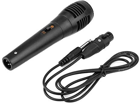 Grouptronics GTMIC-191 Dynamic microphone, Unidirectional, Handheld with 2 Meter Cable - Ideal for Karaoke