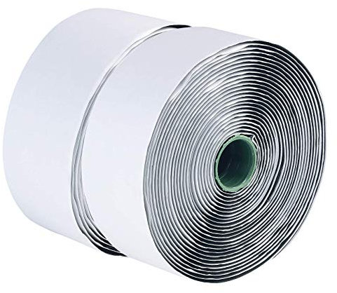 LLPT Nastro a strappo autoadesivo 7M extra forte, larghezza 50 mm Biadesivo con pad autoadesivo Nastro a strappo e nastro a gancio (nero)