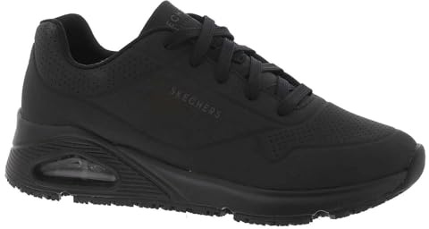 Skechers Women's Uno Sr 108021, Black, 8