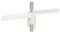 Kenekos - Mitnehmer geeignet für Bosch MUM4/MUM8 Küchenmaschine, ProfiMaxx 44, 45, 46, 47, MUZ8DS1, MUZ4DS2, MUZ4DS3, 00091027/091027, Quelle TurMix, Durchlaufschnitzler Flügel Antrieb Achse