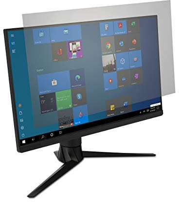 Kensington Filtro Anti Reflejos para Monitor de Sobremesa – Anti Reflejos y Reducción de Luz Azul para Monitor de 24” 16:9, Reducción de Brillos y Reflejos y Mejora de la Claridad (627558)