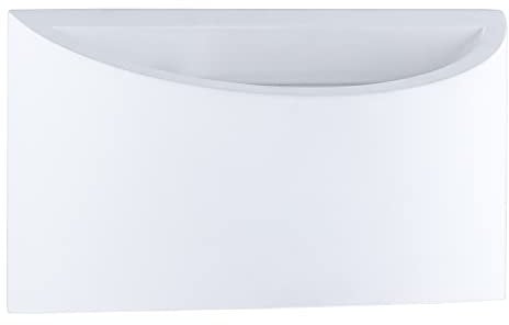 Paco Home Wandleuchte Innen Wandlampe Flur Lampe Indirektes Licht Up Down Effekt G9 Gemütliche Atmosphäre, Leuchtmittel: ohne Leuchtmittel, Farbe: Gips-Weiß Übersteichbar