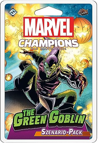 Fantasy Flight Games, Marvel Champions: LCG – The Green Goblin, Szenario-Erweiterung, Expertenspiel, Kartenspiel, 1-4 Spieler, Ab 14+ Jahren, 60+ Minuten, Deutsch
