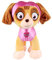 P:os 76968 PAW Patrol - Kuschel-Tier Hund Skye, Helfer auf vier Pfoten, ca. 27,5 cm groß, süßes Plüsch-Tier zum Spielen und Kuscheln, ideal als Geschenk für Jungen und Mädchen
