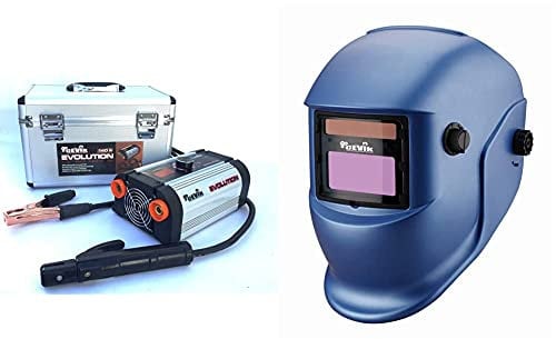 Cevik Ce-Evolution18X - Equipo De Soldadura Inverter, 140 A, 230 V+ 1 Pe600S, Azul, Mediano