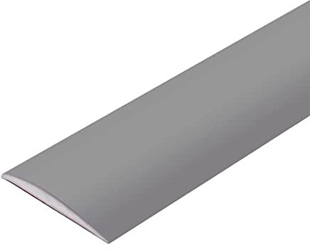1M Laminate Flooring Threshold Transition Strip,PVC Door Bars for Doorways,Self Adhesive Vinyl Floor Edge Trim,Tile to Laminate Beading,Floor Joining Strip Gap Covering(4cm,Grey)