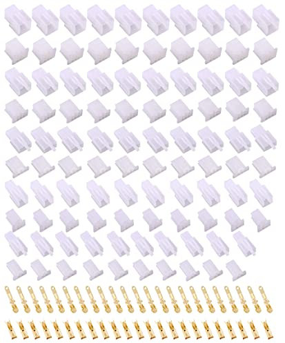 HUAZIZ 580 Stück Kabel Steckverbinder 2 3 4 6 9 Polig Flachsteckhülsen 2,8mm Pitch Männlich Weiblich Stecker Gehäuse Pin Header Crimp Quetschverbinder mit Stecker für Kfz Auto Motorrad