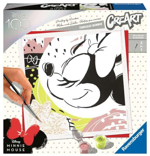 Ravensburger CreArt - Malen nach Zahlen 23574 Timeless Minnie ab 12 Jahren