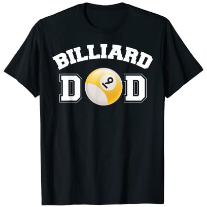 Billard Dad | Niedliches Tischspiel Papa Lustiges Pool Vater Geschenk T-Shirt