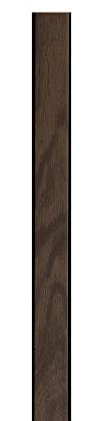 3D Wandpaneele Nussbaum Dunkel ABSCHLUSSLEISTE RECHTS Lamellenwand Neptun in Holz Optik Akustikpaneel zur Wandverkleidung leichtes Polystyrol Decor